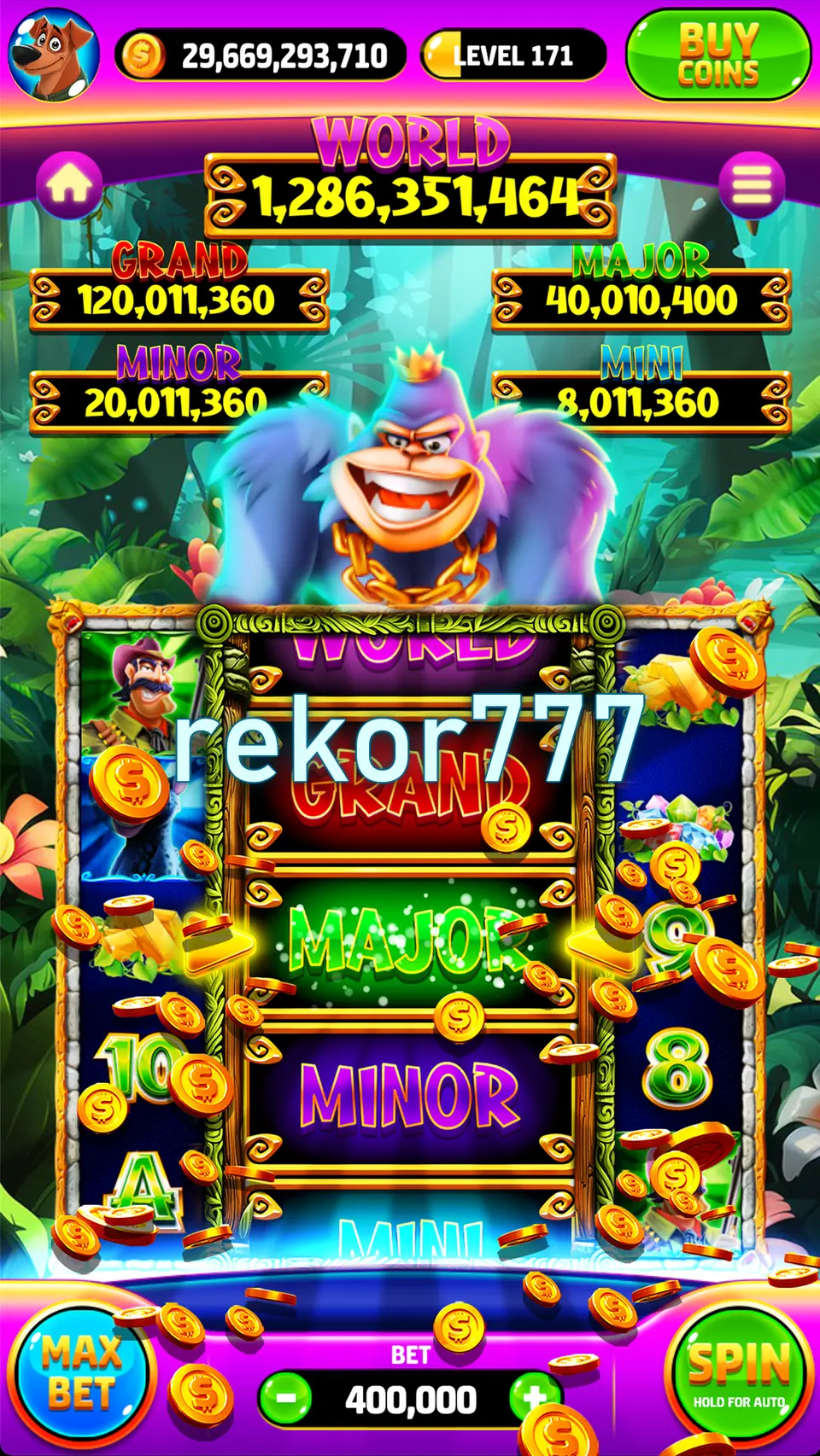 rekor777 Tangkapan Layar Resmi APK